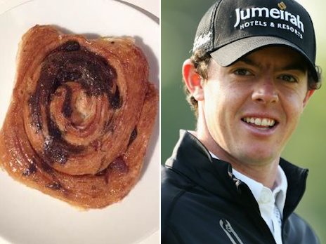 Pastry and Golfer